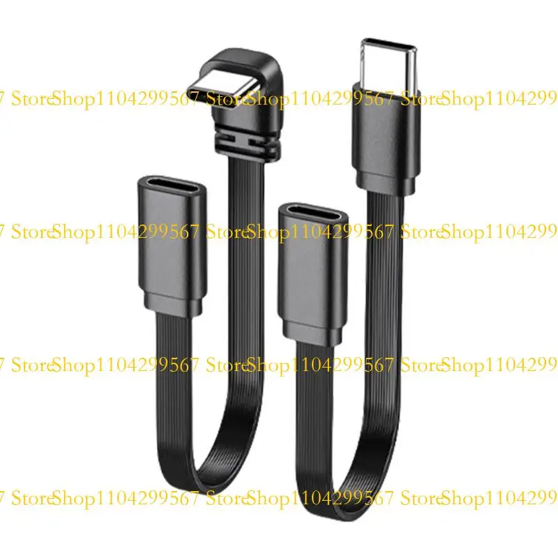 

CS1W High Speed USB C Extender Cable Wire 480Mbps Data Transfer 90 Degree/Straight Head for Efficient Charging and Connection
