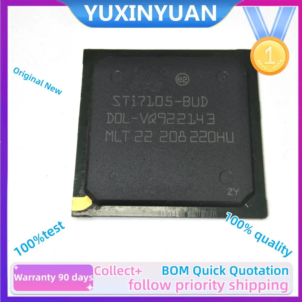 5PCS/LOT STI7105-BUD STI7105 STI7105BUD BGA Optical network set-top box IC chip In 100%Test