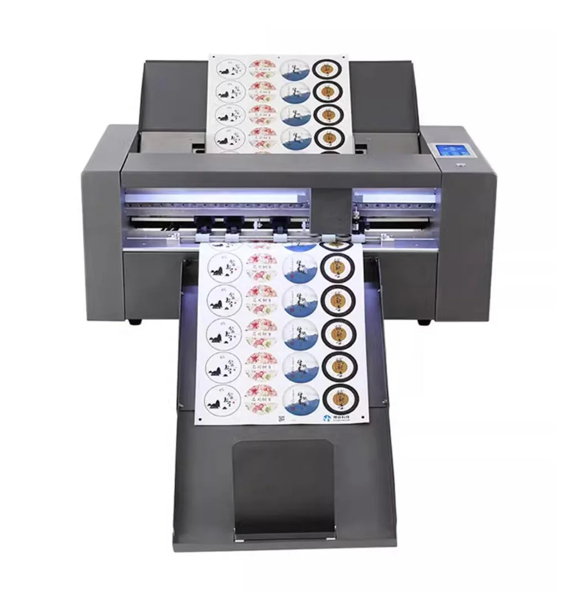BJ-350 Fast Speed Desktop Sticker Label Digital Cutting Machine Automatic Feeding A3 Size Adhesive Sticker Sheet Die Cutter