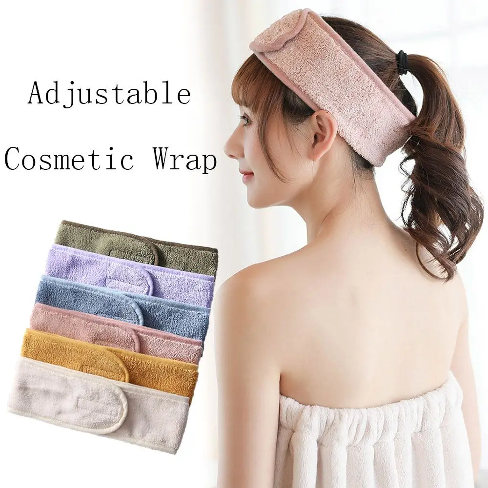 

Fashion Yoga Headbands Adjustable Bath Facial Caps Shower Head Band Tiara Turban Turban Hairband