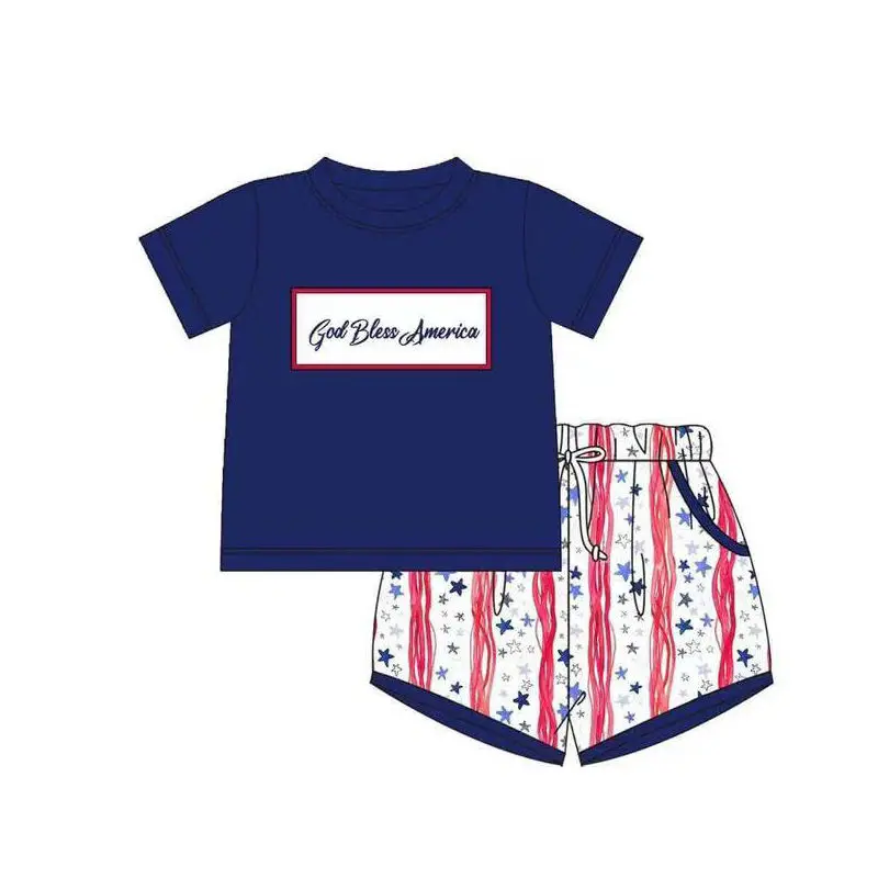 Summer Toddler Kids 4th of July Outfit 