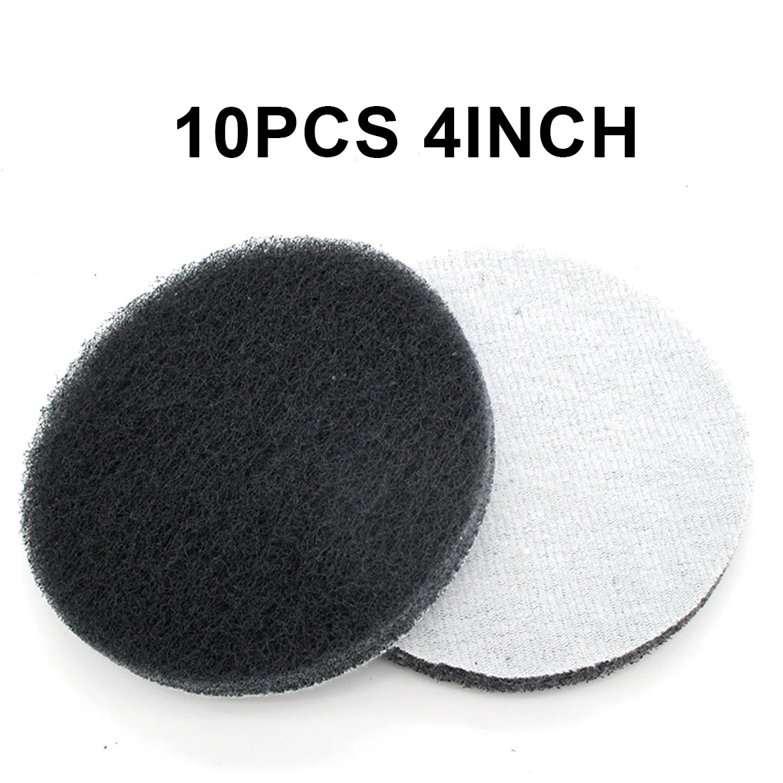 

4 5 inch Scrub Pad 180 400 1000 grit Buffers Tools Supplies 10pcs Round Polishing Disc Drill Industrial Deburring