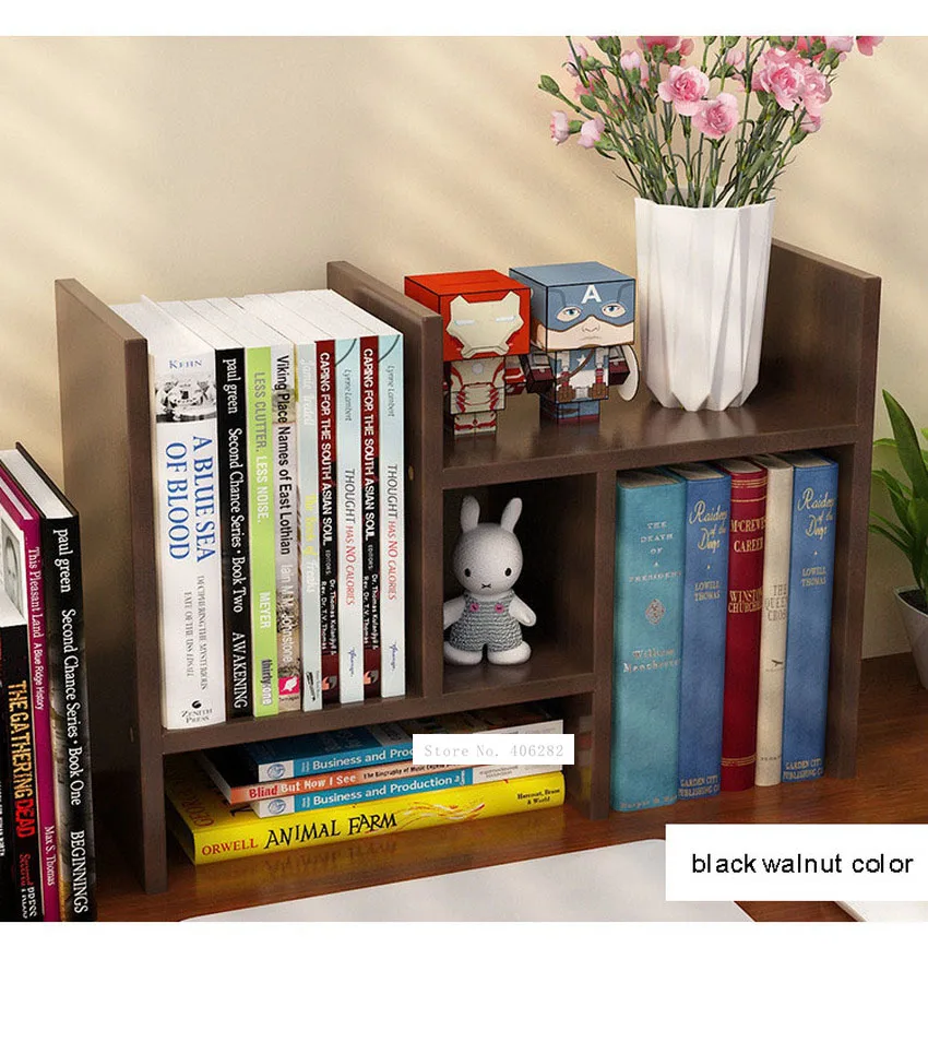 Bookcase Desktop Bookshelf Simple Desk Combination Bookshelf On Table Modern Student Children Table Desktop Bookcase Storage She