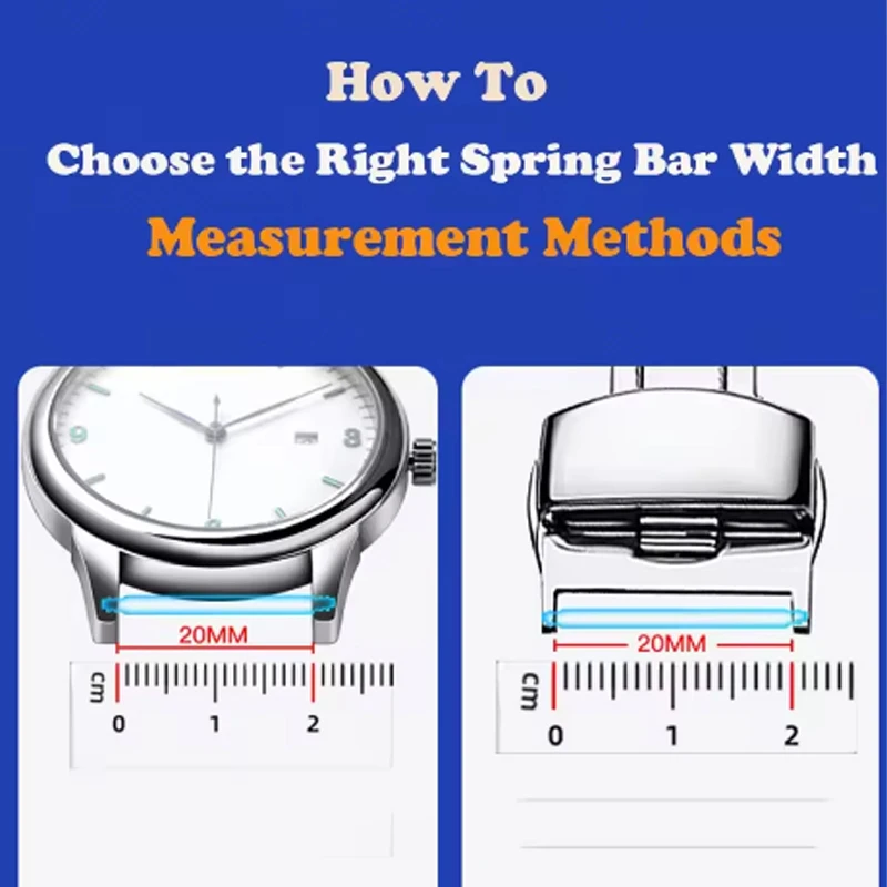 10 peças de barras de mola de diâmetro 1.5mm de diâmetro 1.8mm pinos de ligação de pulseira adequados para 16mm 18mm 19mm 20mm 21mm 22mm 24mm 26mm barras de ligação de pulseira de relógio