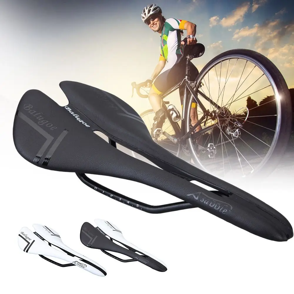 Spare Parts Breathable Bike Saddle Anti-skid PU Leather Bicycle Saddle Bike Seat Cushion