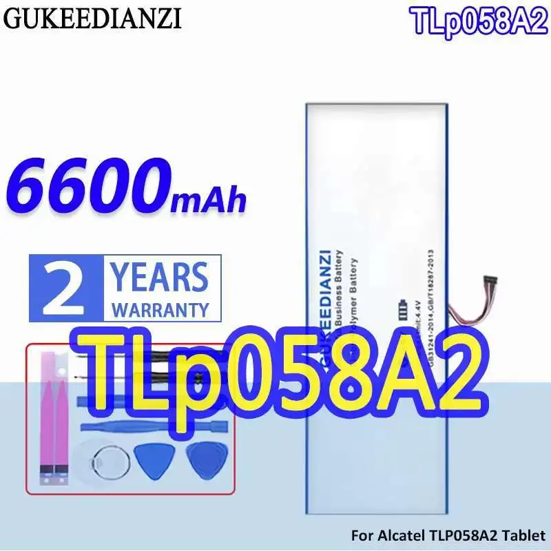 

For Alcatel TLP058A2 Tablet 6600Mah Long-Lasting Laptop Battery