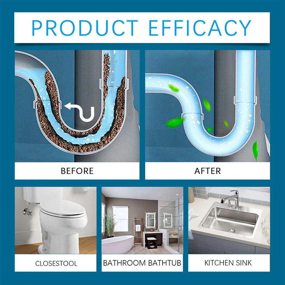 Kitchen Sink Drain Cleaners Toilet Blocked Cleaning Tools For Toilet view 5