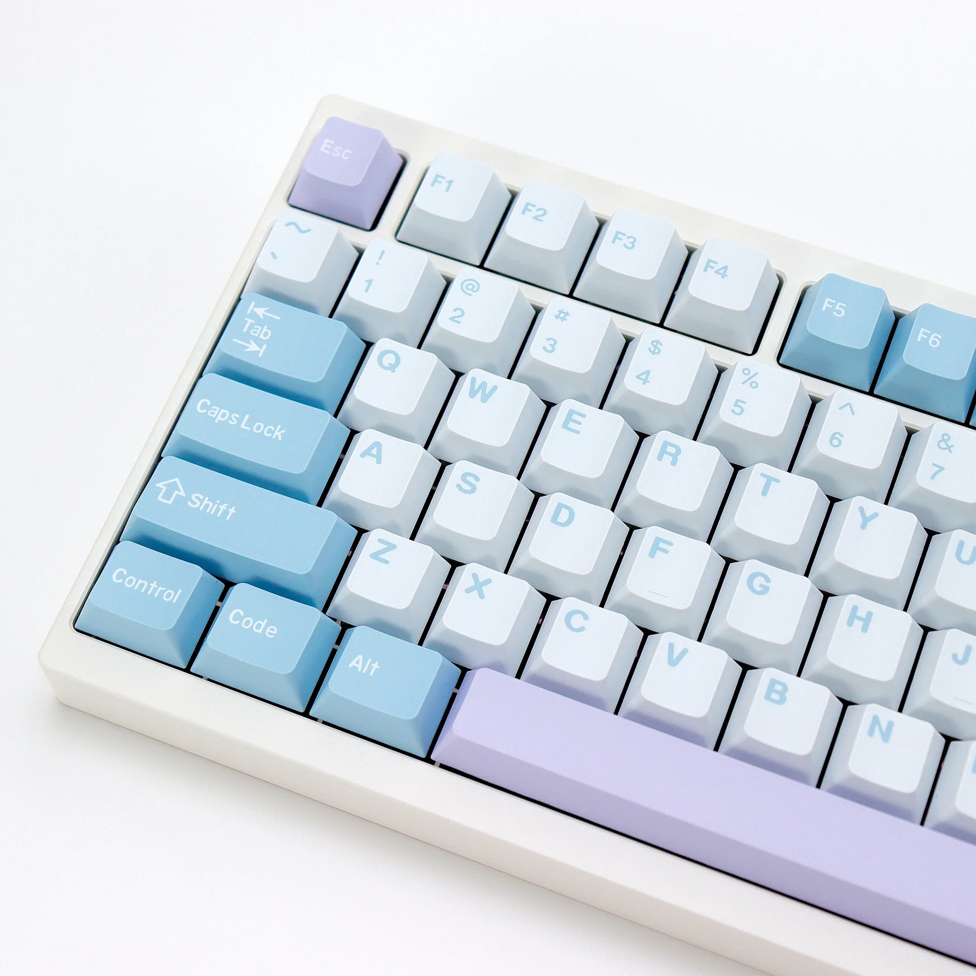 KBDiy 173-клавишный PBT GMK Lllusion Keycap Cherry Profile Custom для механических клавиатур Keycaps Double Shot ISO 7U для переключателей MX