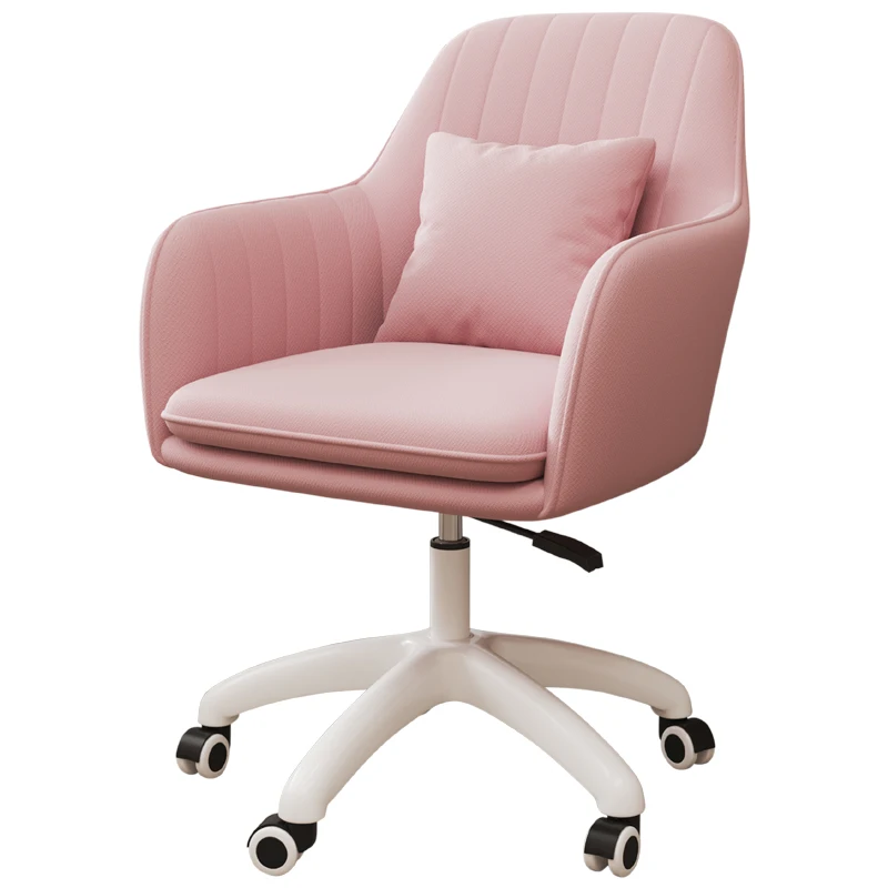 

Velvet Home Office Chair Height Adjustable Bedroom Swivel Chair Comfortable Upholstered Ergonomic Computer Armchair Home Chairs