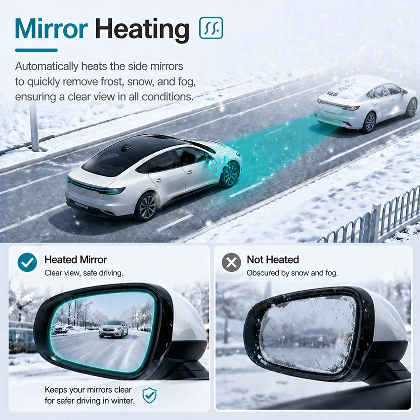 BSD Blind Spot Warning Radar System, Lane Change Safety Assist Accessory, Car Parts for Geely Emgrand PHEV EV 2018-2025