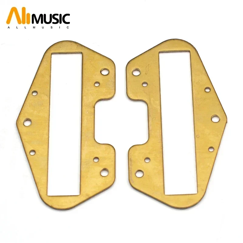 2Pcs Brass Pickup Baseplate for TL Bridge Pickup with Magnet Frame 61x12.2MM Guitar Pickup Baseplate Pickup Parts