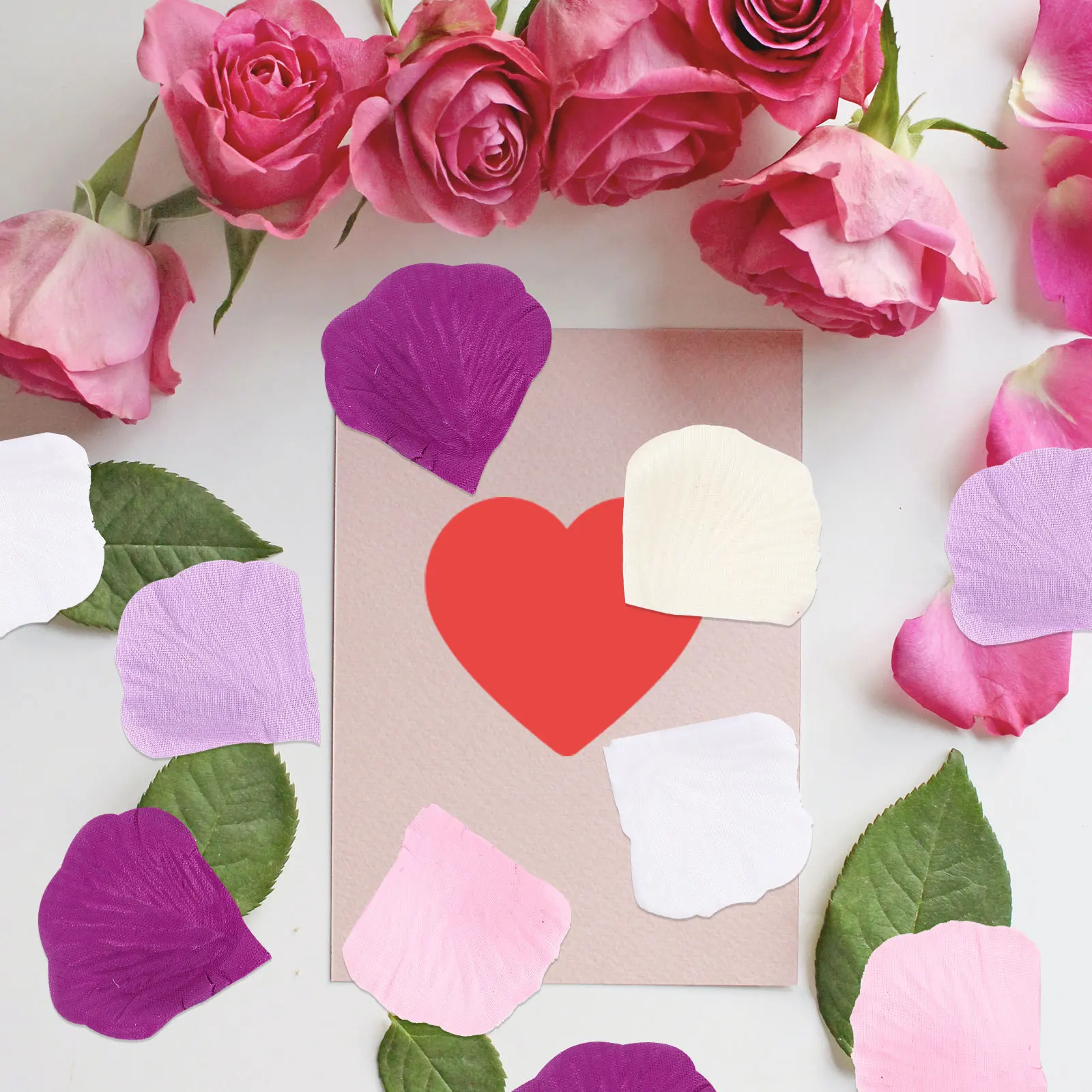 

50Packs Simulation Rose Petals Cloth Artificial Flower Romantic Wedding Decoration Party Confetti Aisle Scatter Supplies