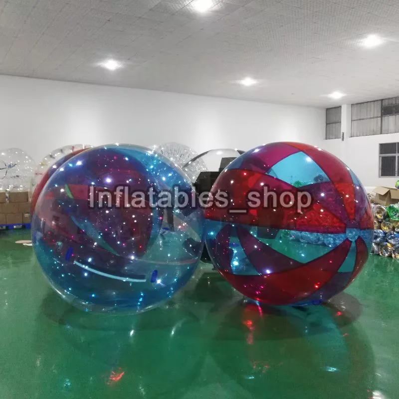 2024 Inflatable Water Walking Ball Water Rolling Ball Water Balloon Zorb Ball Inflatable Human Hamster Plastic