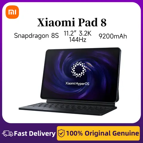 Xiaomi Pad 8 2025 Edition 11.2-inch 144Hz 3.2K display 4th Gen Snapdragon 8s processor HyperOS 3 system 9200mAh battery Tablet