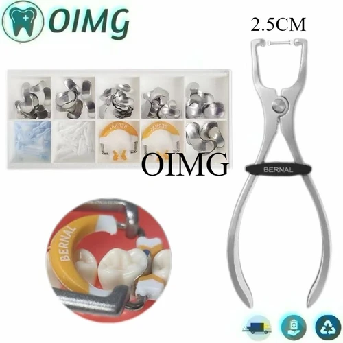 1 Juego de accesorios para dentistas, materiales de alta calidad, Kit de sistema de formación BERNALs Douban, Kit de sistema de matriz segmentada