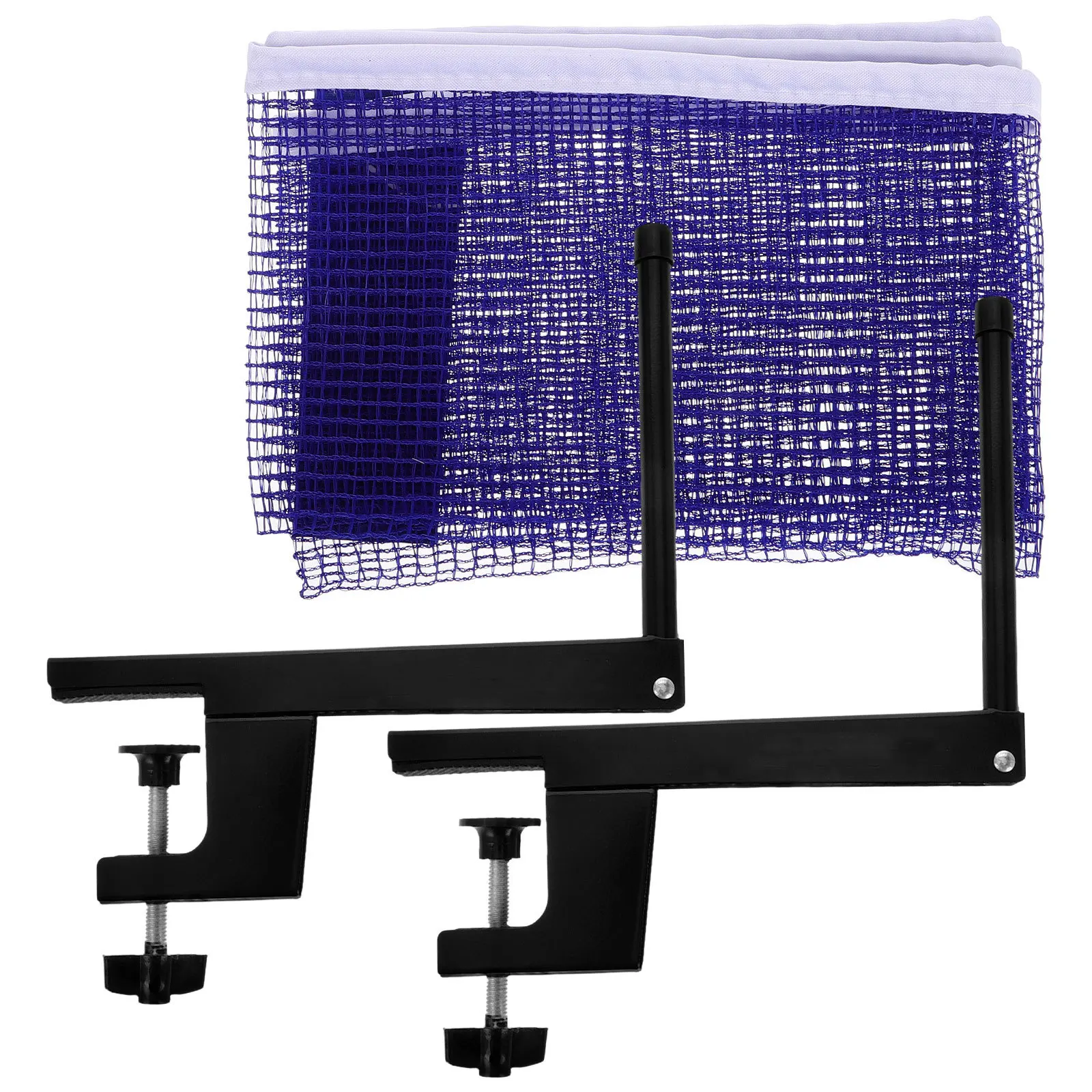 

Table Tennis Net Post Set Universal Portable Folding Design For Indoor Outdoor Use Retractable Pingpong Table Accessories