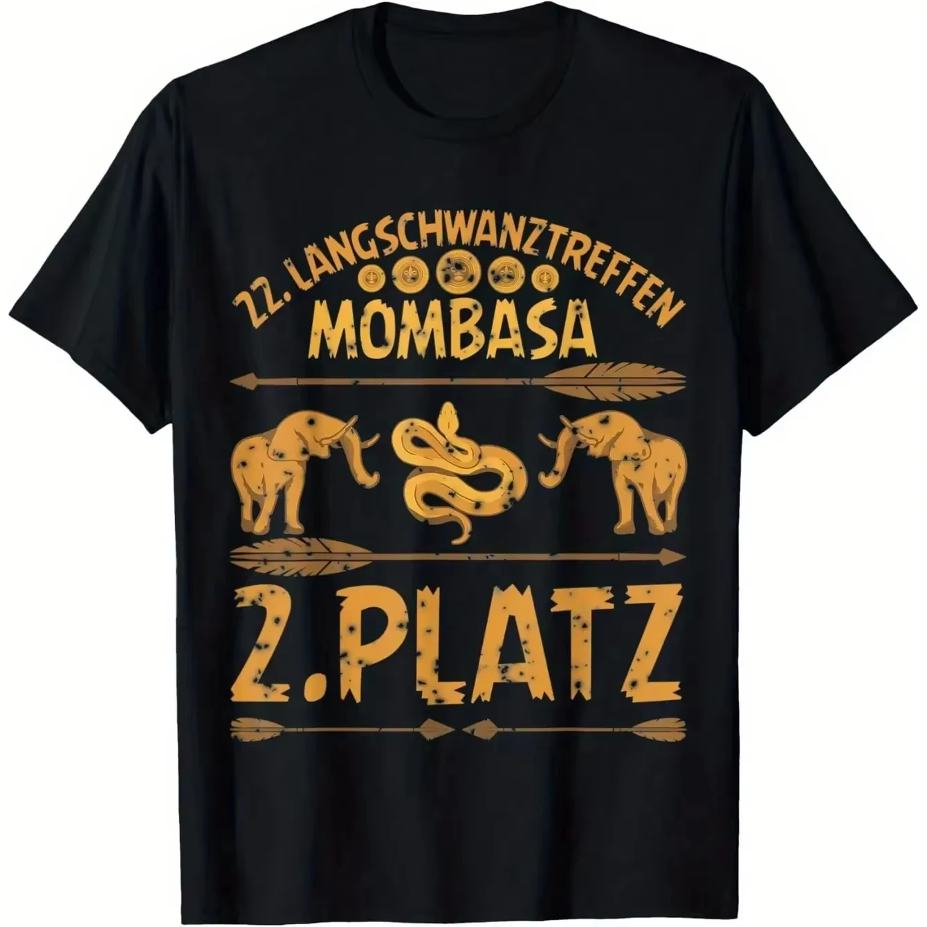 Camiseta de verano 2026 para hombre, divertida, de cola larga, estilo Y2K, holgada, de calidad, adecuada para hombres y mujeres, ideal para conferencias, Mombasa, Carnaval, Mallorca