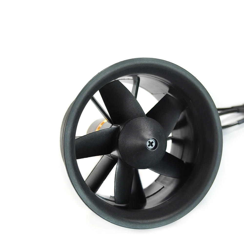 QX-MOTOR 64mm EDF 5 Blades Ducted Fan CW CCW with brushless motor use 40A/60A ESC for RC Multirotor Helicopter Fixed-wing Drone view 4