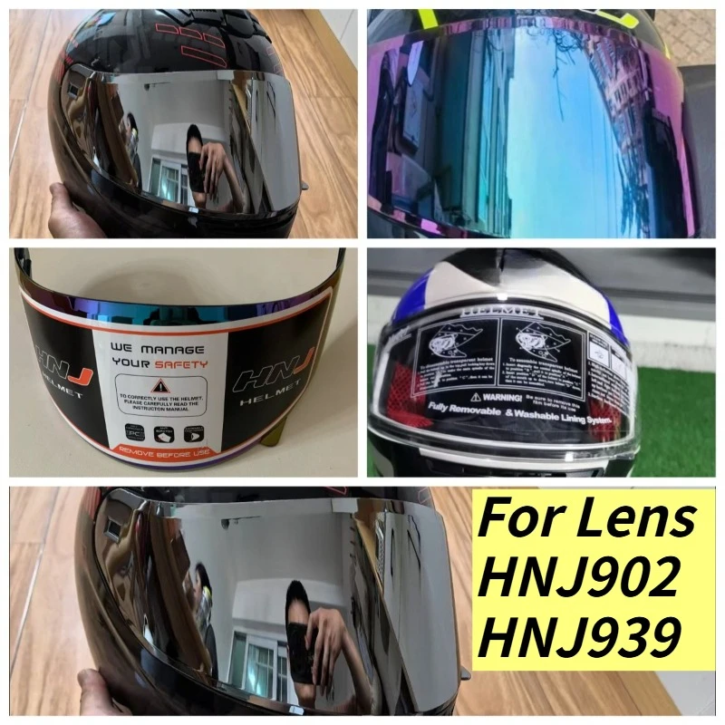 CCUUD for Motorcycle Helmet Lens HNJ902 939 Helmet Anti Fog Lens Motorcycle Visors Helmet Accessories