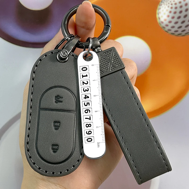 Car Smart Key Case Cover Protector Shell Holder Fob For Leapmotor T03 S01 C11 C01 Type Keychain Remote Accessories