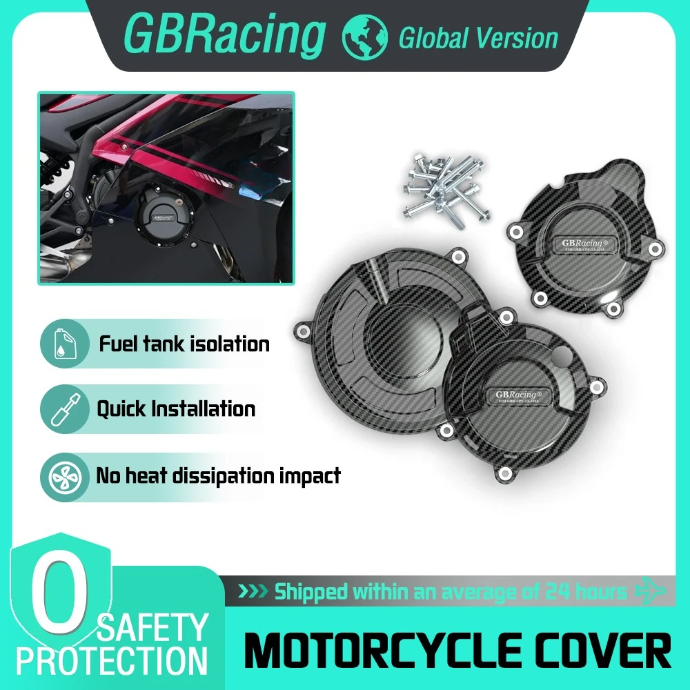 

For ZXMOTO 500RR 500F 2022-2026 motorcycle modification engine clutch high-strength carbon fiber protective cover accessories