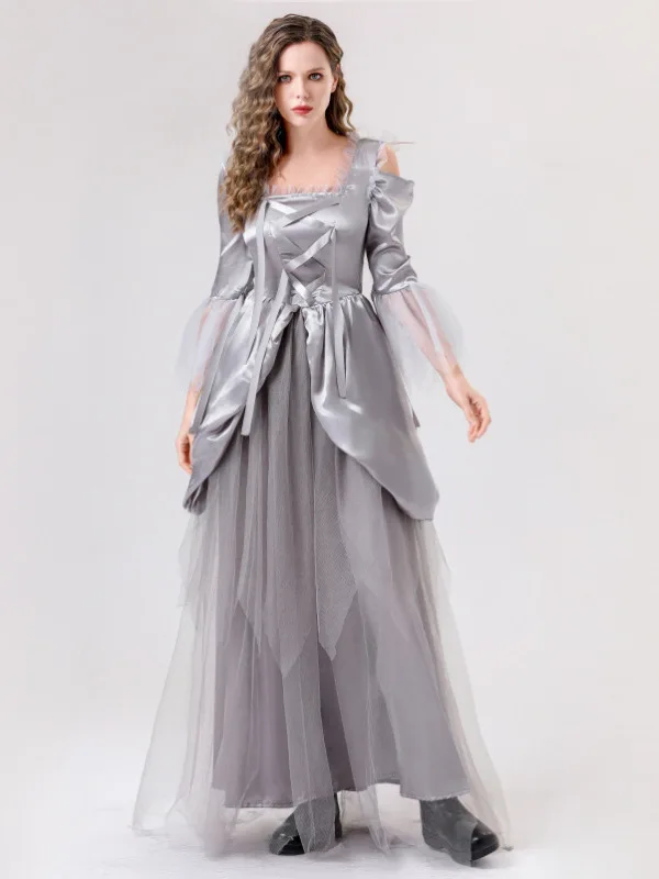 

Новинка 2024: Костюм для косплея Dr. Cosplay, женский модный сценический наряд в стиле Ханьфу для ролевых игр на Хэллоуин в образе Призрачной невесты