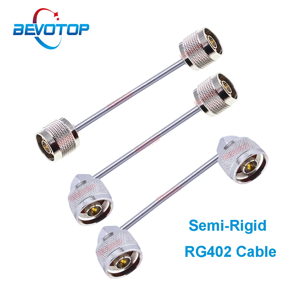 1PCS Semi-Rigid RG402 N Male to N Male 90°/180° Plug 141 Cable High Frequency Low Loss RG-402 Test Cable RF Coaxial Jumper