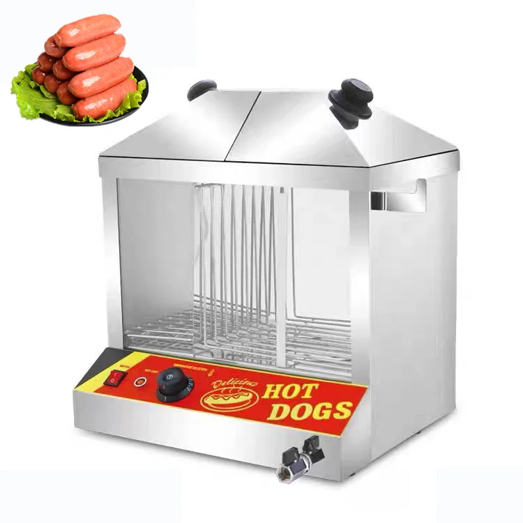 

Commercial Electric Hot Dog Machine Iron Waffle Sausage Maker Non-stick Crispy French Hotdog Lolly Stick Muffin Hot Dog Grill