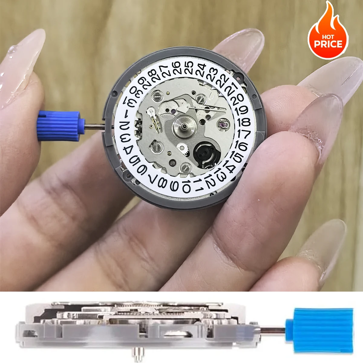 

Оригинальный японский автоматический механический механизм NH35, высокая точность, 24 камня, мод, замена часов NH35A, дата в 3:00