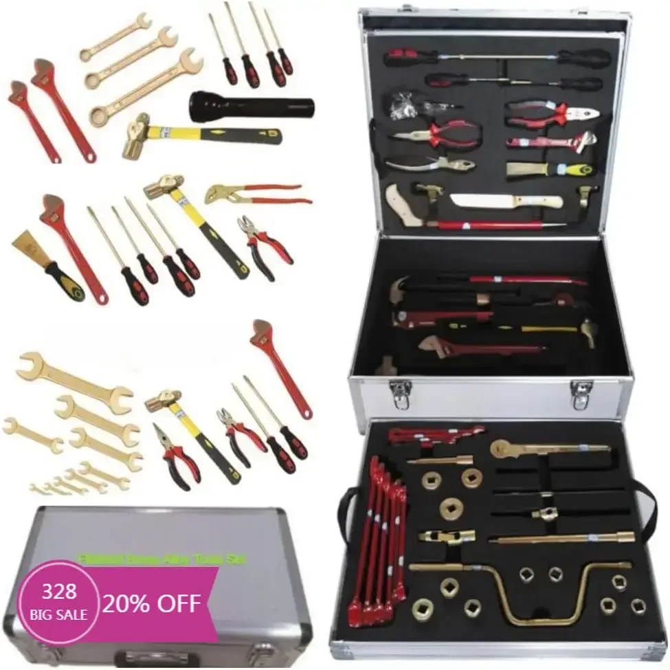 

Non-Sparking Tool Set Aluminum Bronze High Hardness Safety Tool Kit Suitable