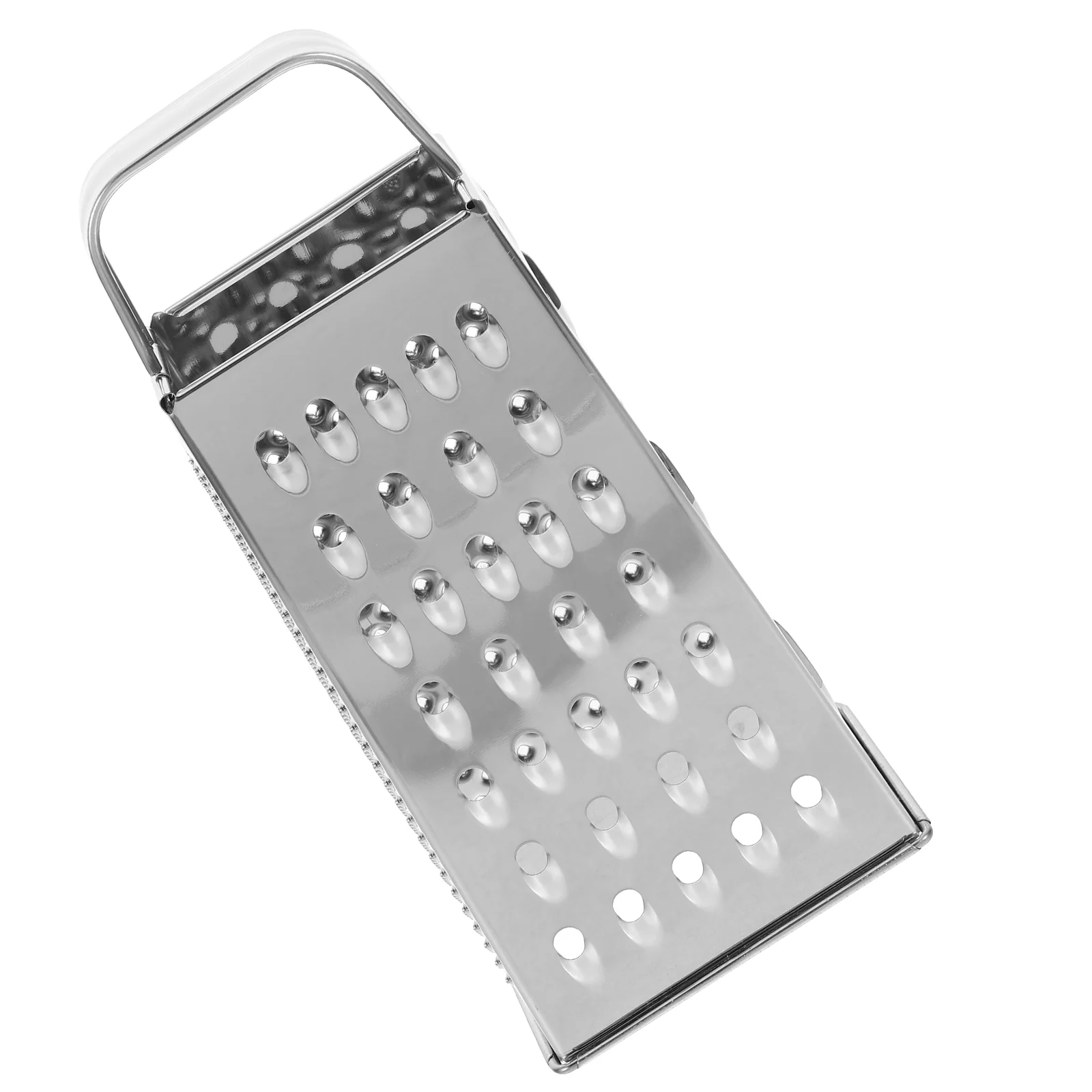 Premium Harm Safe Four sided Vegetable Handheld Vegetable Grater Stainless Steel Kitchen Tool for Healthy Meals