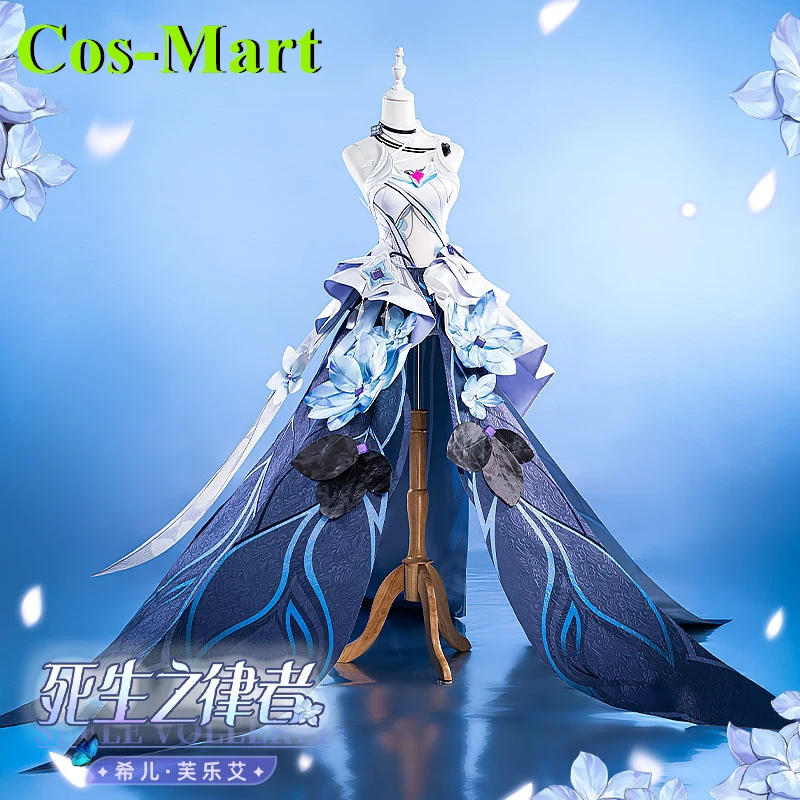 Cos-Mart Game Honkai Impact 3 Seele Cosplay Costume Herrscher of Rebirth Sweet Lovely Daily Wear Dress Party Role Play Clothing