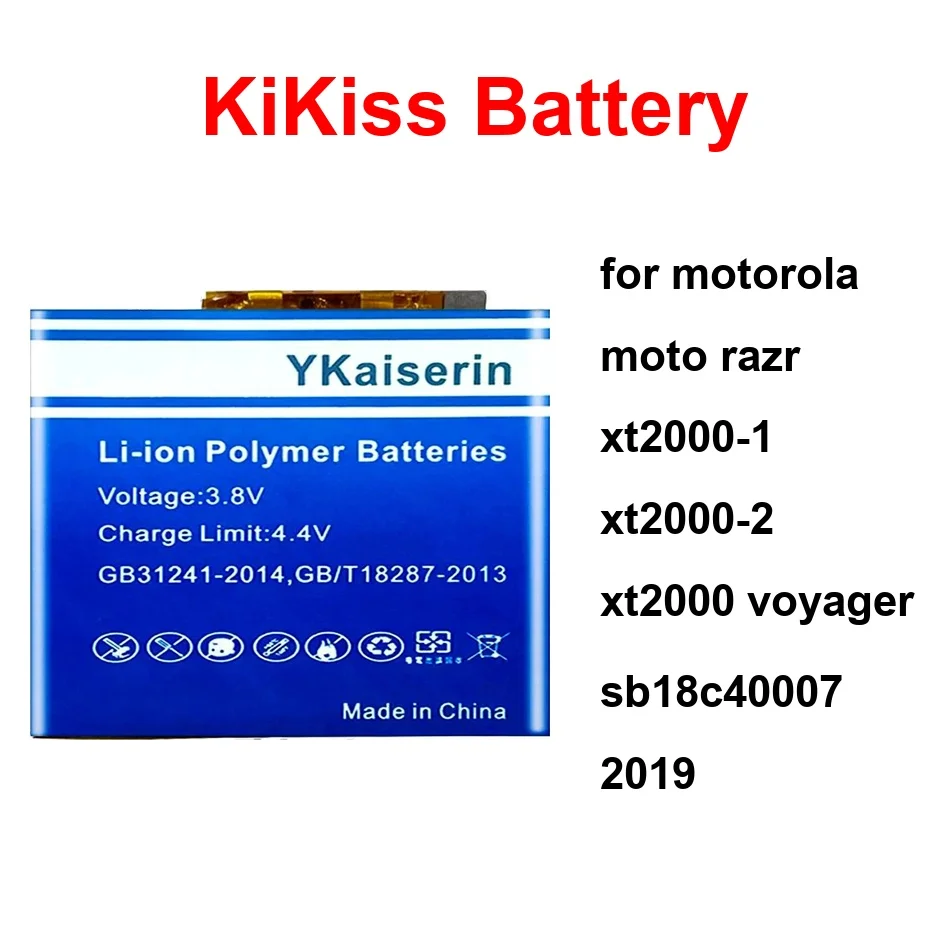 

Mobile Phone Battery KV30+KV40 KV40 KV30 1600-1650Mah For Motorola Moto Razr XT2000-1 XT2000-2 XT2000 Voyager Sb18c40007 2019