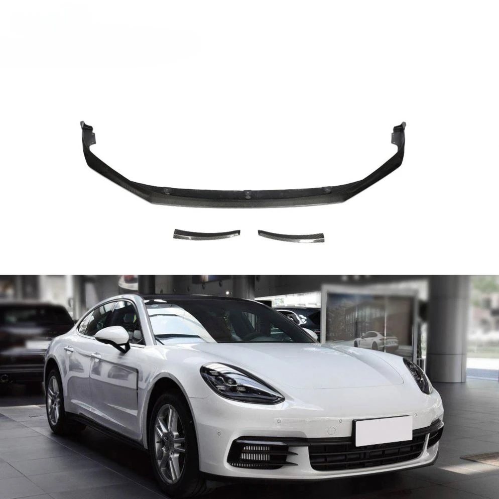 Carbon Fiber Front Valance Lip for Porsche Panamera 971 4S Hatchback 4-Door 2017-2019