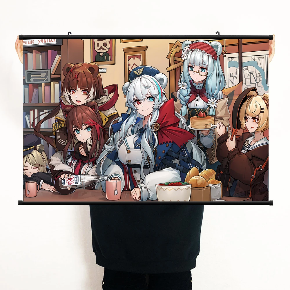 Anime Game Arknights Rosa Cosplay 3D Printed Poster Wall Scroll Home Decor HD Wall Post Living Room Decoration Collectible Gifts