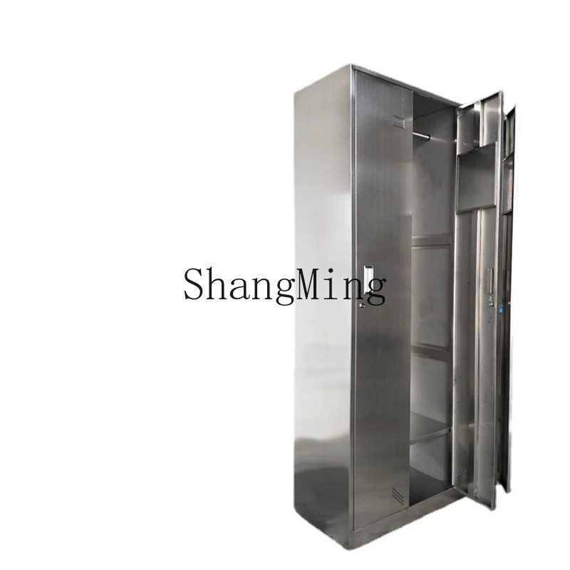 

FG stainless steel three-door staff changing cabinet workbench stainless steel tool cabinet