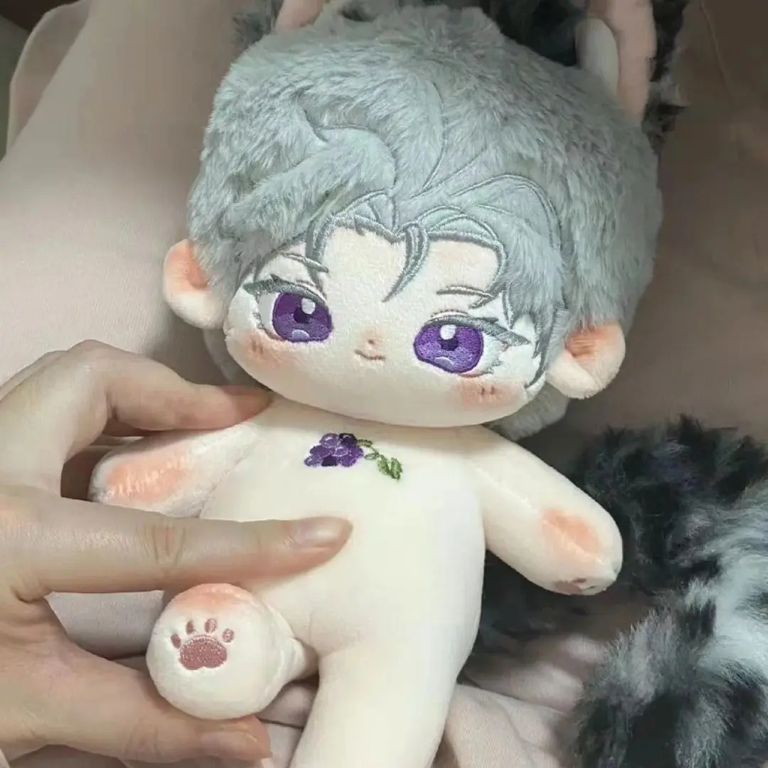 

Anime Love and Deepspace Xavier Cosplay Cartoon Cute Small grape Cotton Doll Fluffy Plush Toys Dress up Collect Birthday Gift