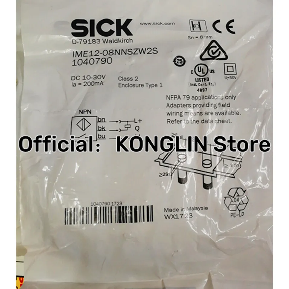 

1 шт. новый датчик приближения Sick IME12-08NNSZW2S