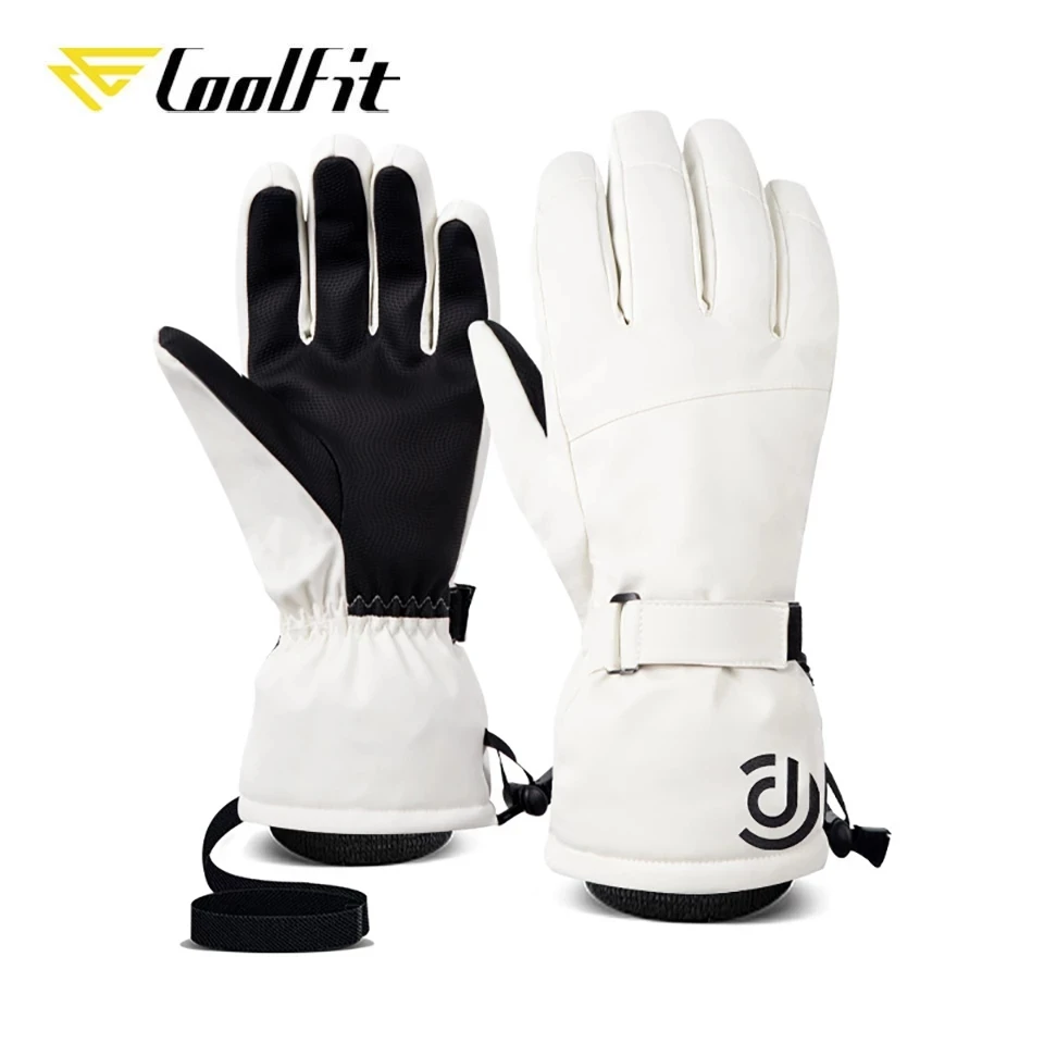 Coolfit Men Women Ski Gloves Ultralight Waterproof Winter Warm Gloves Snowboard Gloves Motorcycle Riding Snow Windproof Gloves