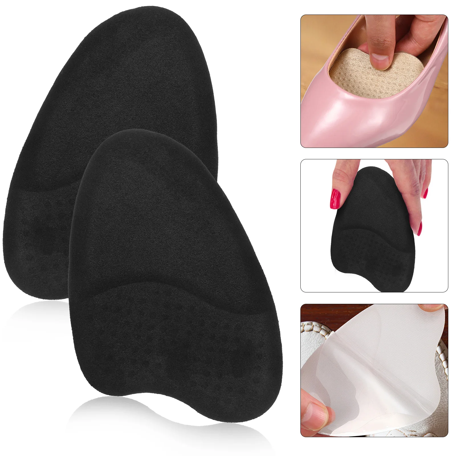 

Forefoot Metatarsal Cushions Foot Inserts Shoe Pads Reusable Gel Heel Pads For Sandals Boots Flats Sneakers Women Men