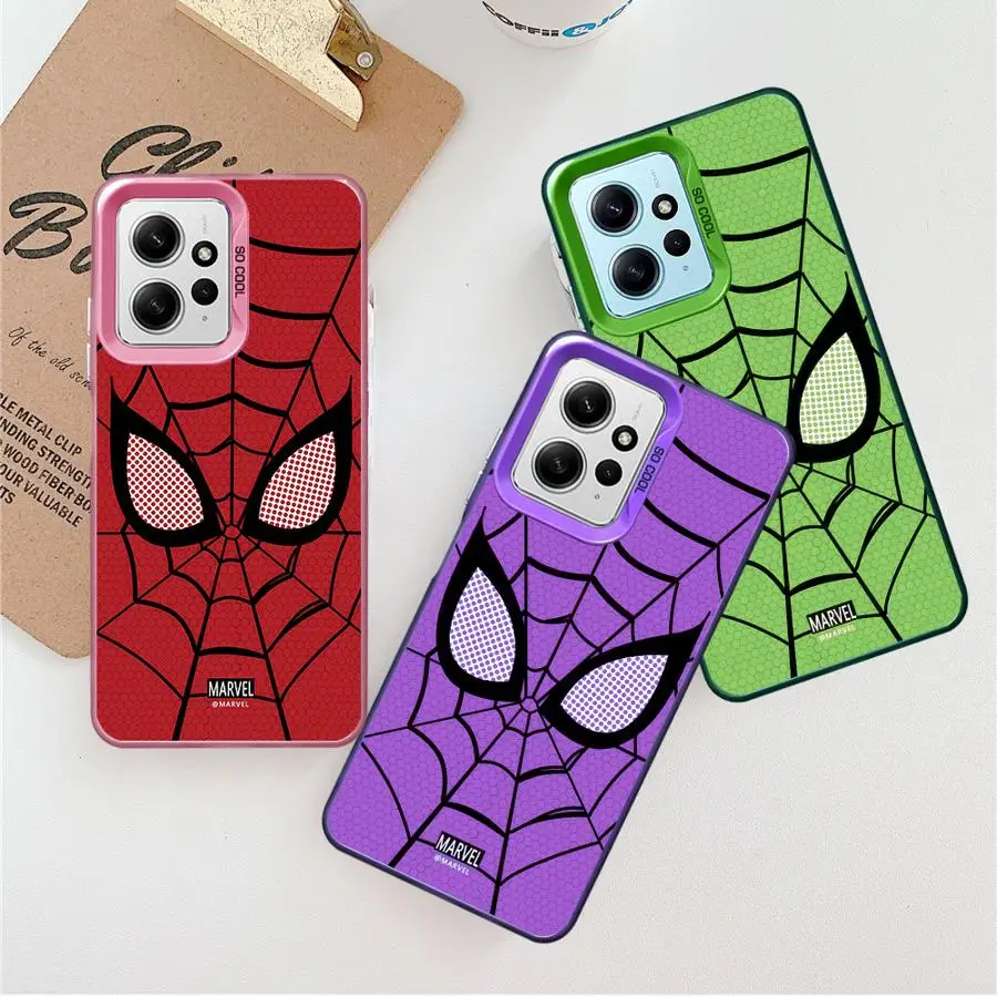 Marvel Sipider Man Logo Phone Case for Xiaomi Redmi 9C 9T 10 12 4G 5G 13C A2 A1 A2 Plus Soft Cover