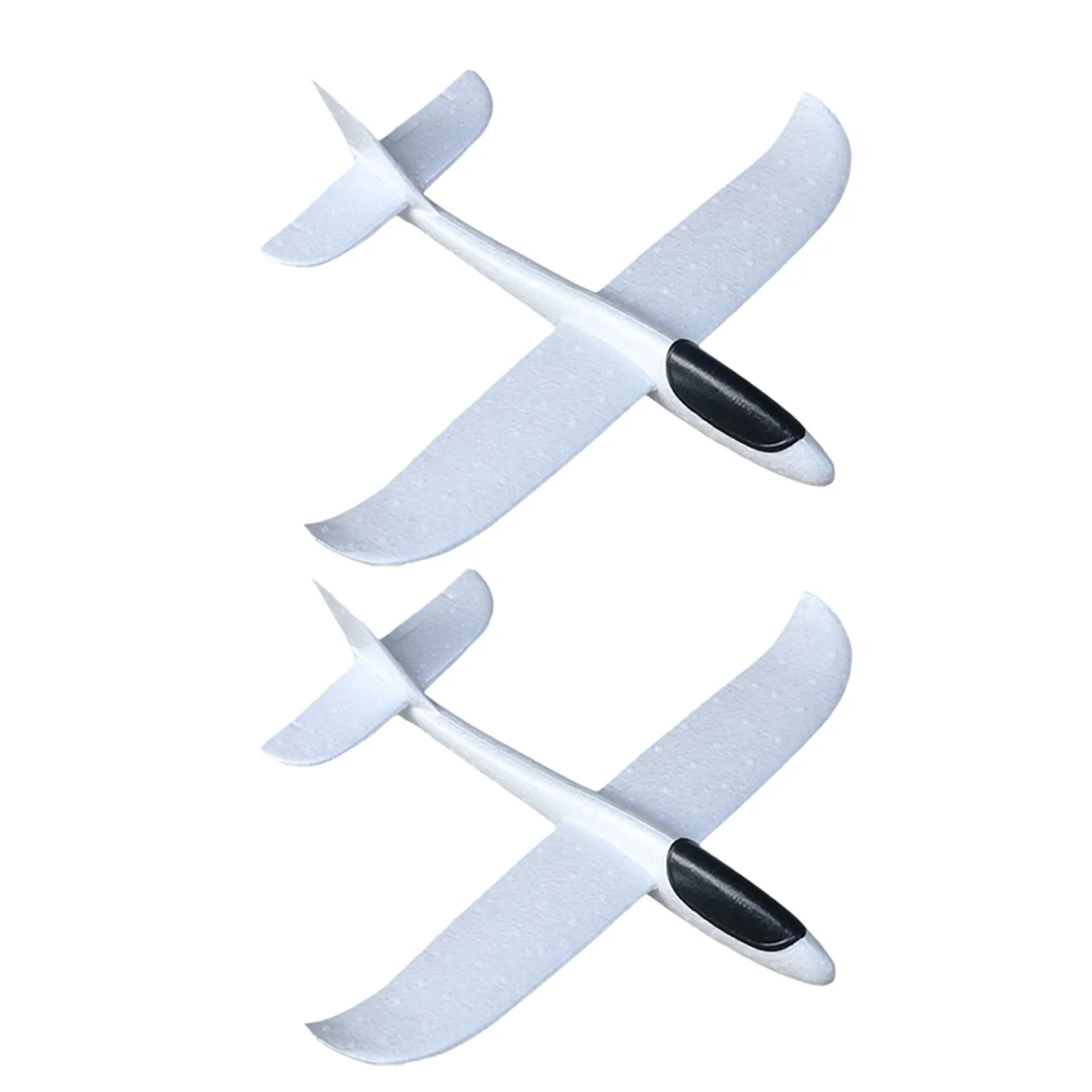 2pcs Foam Plane Hand Throwing For Kids Outdoor Activity Hand Throwing Airplane Unfinished Aircraft Craft Graffiti Airplane