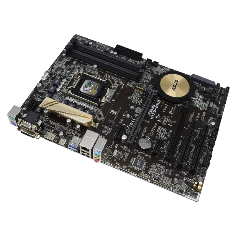 ASUS H170-PRO Motherboard Support i7-7700 6700K i5-7600 6500 i3-7320 6300 CPU LGA 1151 4xDDR4 Intel Z170 M.2 NVME PCIe 3.0 ATX