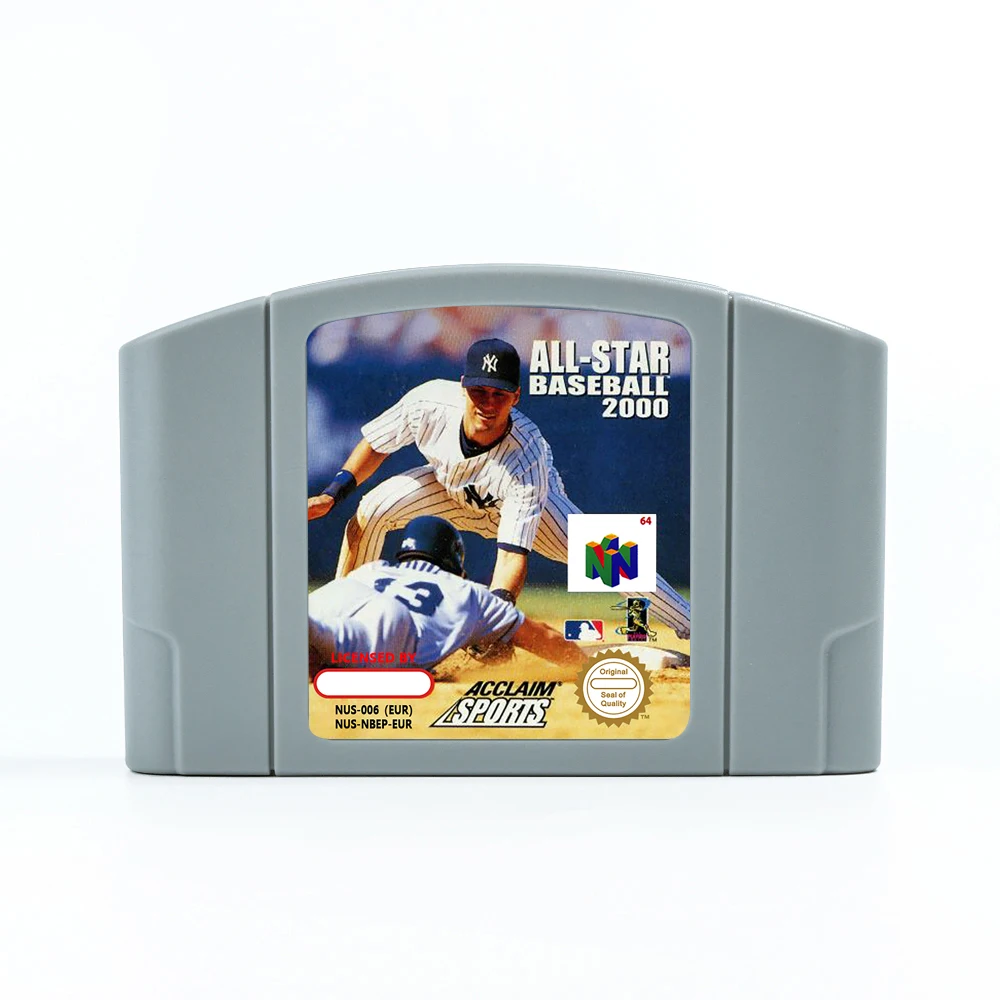 All-Star Baseball 2000  Game Cartridge for 64 Bit PAL EUR Consoles N64 Game Card