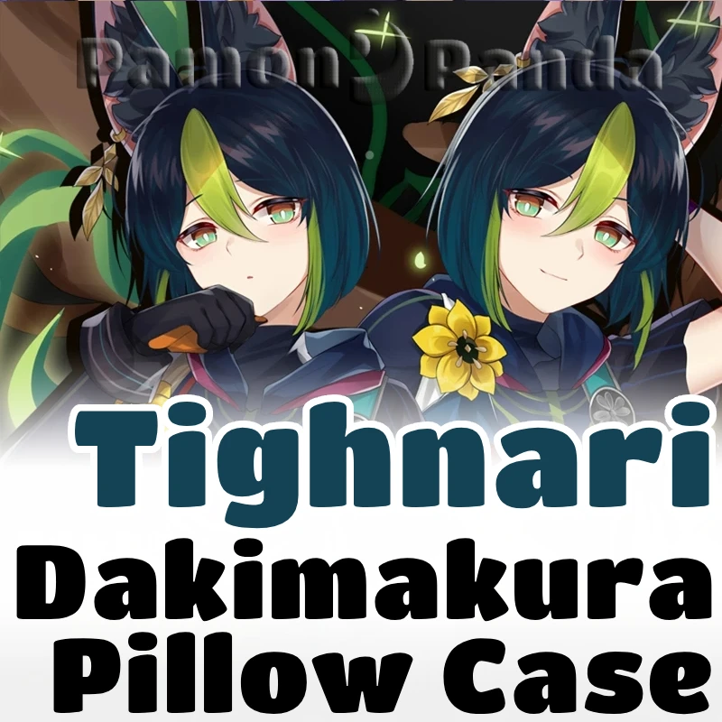 Tighnari Dakimakura Genshin Impact Game Hugging Pillow Case Full Body Cushion Cover Pillowcase Home Bedding Decor Otaku Gift MKL