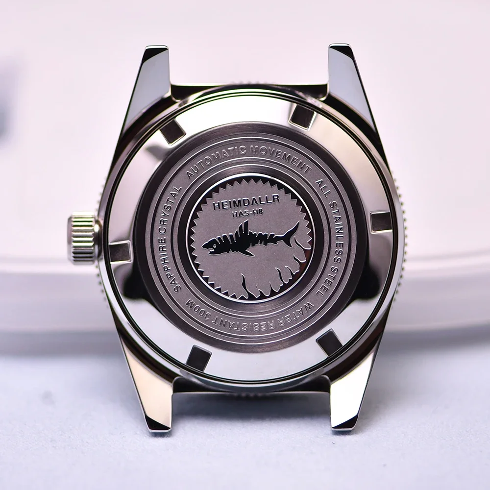 HEIMDALLR Watch Parts Solid 41mm Stainless Steel 62Mas Watch Case Ceramic Bezel 20Bar Waterproof Suitable For NH35/36 Movement