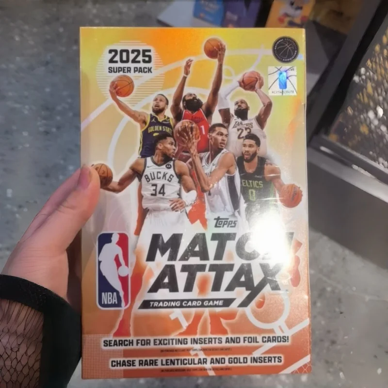 KAYOU TopPS originale NBA Match Attax Basket Trading Card 2025Edition Super Power Battle Pack Autentica carta da gioco da collezione
