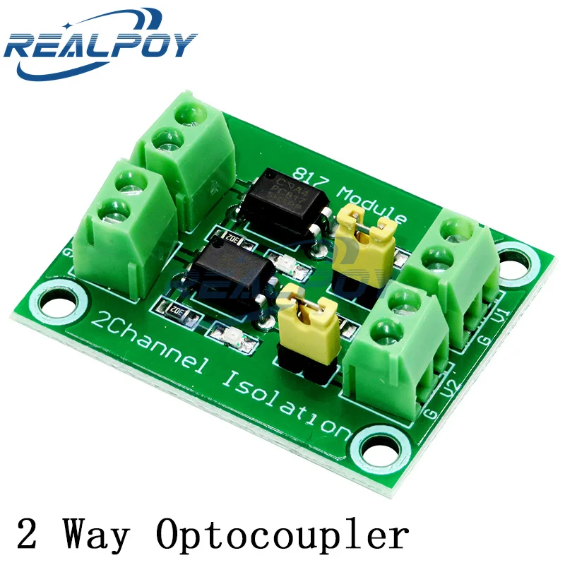 PC817 2 4 8-Kanal-Optokoppler-Isolationsplatine, Spannungswandler-Adaptermodul, 3,6–30 V, Treiber, fotoelektrisch isoliertes Modul