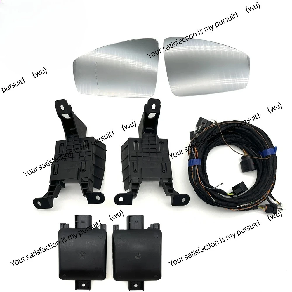 For Tiguan MK2 Heating Mirror Blind Spot Lane Side Change Assist Light on Mirror Kit 2QD 907 686 685 5NA 907 455 A 456 A