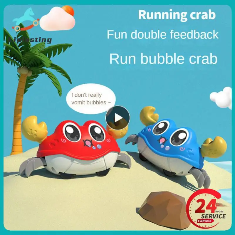 Inoling-Jouets Sensoriels Crabe TUNITime pour Bébé, Marche Interactive, Cadeau d'Anniversaire